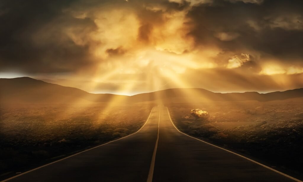 Gravity Hills in Pennsylvania a road with sunlight